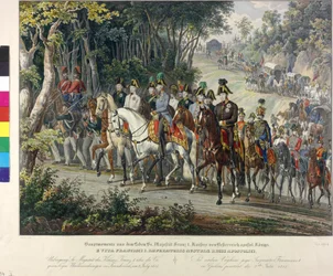 Ri over Vosges-fjellene 1815