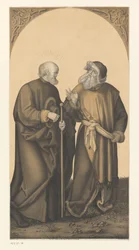 Saint Joseph og Joachim Verk fra samlingen til brødrene Boisserée (serietittel) Galerie des Frères Boisserée (serietittel)