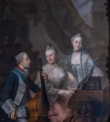 Kurfyrst Maximilian III Joseph med sin kone og søster Kurfyrst Maximilian III Joseph med sin kone og søster