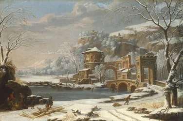 Vinterlandskap, 1674