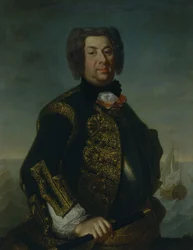 Portrett av kontraadmiral Vasily Afanasievich Dmitriev-Mamonov, 1735