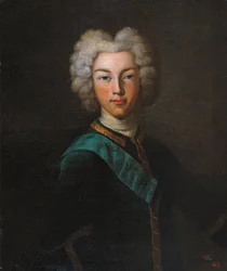 Portrett av tsaren Peter II av Russland 1715-1730, slutten av 1720-årene