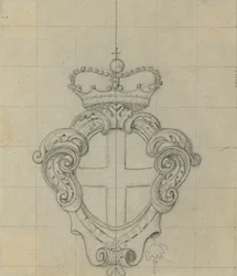 Fontene i ferskenhagen til Upper Belvedere: detalj