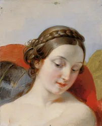 Head of a Young Girl (Studie for "Rüdiger and Angelica")