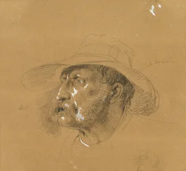Hovedstudie for "Scene fra Tyrolean Freedom Fight"