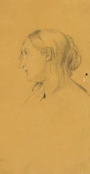 Studie for "Ossian og Malvina"