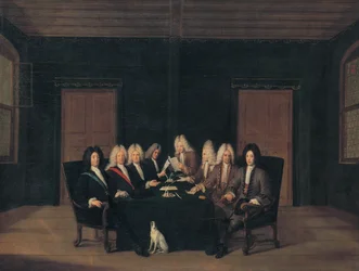 Utsendingene fra fredskongressen i Baden 7. september 1714