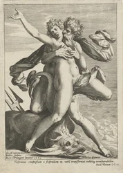Caenis omfavnet av Neptun