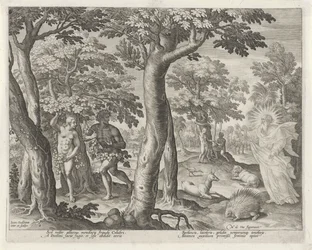 Menneskets fall Historien om Kains familie / Om gode og dårlige verk (serietittel) Boni et mali scientia (serietittel)