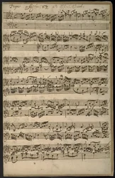 Add MS 35021, f. 14, Preludium 17 og fuge, fra «Das Wohltemperierte Clavier»