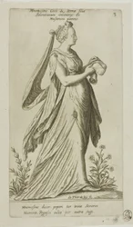Mnemosine (Memory), plate 3 fra Parnassus Biceps