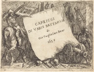 Capriser av forskjellige kamper (tittelside)
