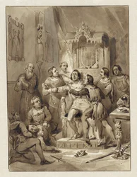Grev Vilhelm V blir sinnssyk og myrder Gerrit van Wateringen, 1357