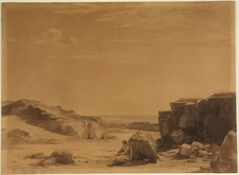 Hagar i ørkenen (1. Mosebok 21, 16)