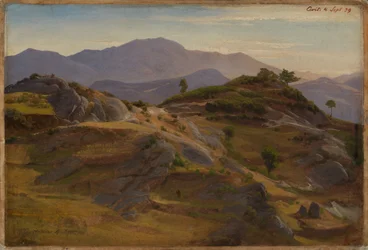 Landskap nær Civitella