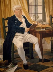 Portrett av Ennemond Alexandre Petitot, av Johann Zoffany (1733-1813)