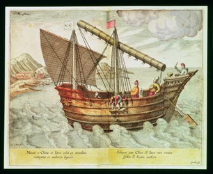 A Chinese Junk, illustrasjon fra 