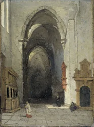 Interiør av Dom i Trier