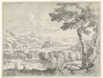 Kupert landskap med gjetere Landskap etter Gaspar Poussin (serietittel)