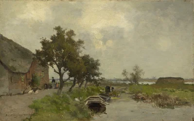 Vaske klær, ca. 1850-80
