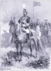 His Imperial Majesty: The Emperor of Japan, illustrasjon fra Cassells History of the Russo-Japanese War Vol 1, ca. 1900