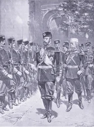 Hans keiserlige majestet tsaren, illustrasjon fra Cassells History of the Russo-Japanese War Vol 1, ca. 1900