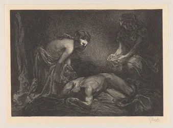 Judith og tjenestepike med hodet og kroppen til Holofernes