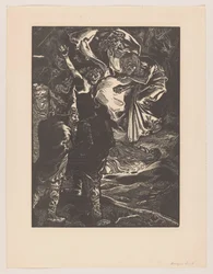Macbeth og Banquo møter de tre heksene