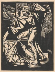 Samson ødelegger templets søyler