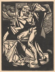 Samson ødelegger templets søyler