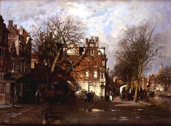 Capriccio utsikt over byen