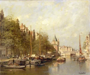 Schreierstoren, Amsterdam (olje på lerret)