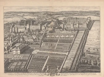 Et prospekt av huset i Windsor, som tilhører hans nåde Charles Beauclerck