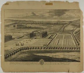 Althrop i fylket Northampton, plate 27 fra Britannia Illustrata