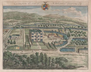 Easington, The Seat of Nathaniel Stevens, [1712] gjenutgitt 1768.