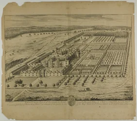 Knowle i Parish of Sevenoaks i Kent, plate 24 fra Britannia Illustrata