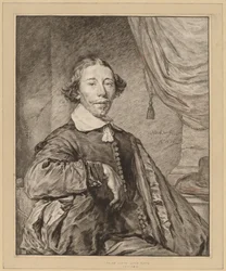 Portrett av en sittende mann, 1771.