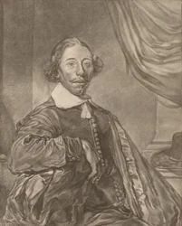 Portrett av en sittende mann, 1771.