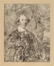 Portrett av en sittende mann, 1771.