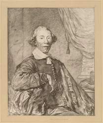 Portrett av en sittende mann, 1771.