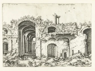 Third View of the Baths of Diocletian Roman Ruins, 1561 (serietittel)
