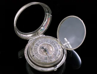 Verge klokke. Haag, ca. 1695 (metall) (se også 259581-82)