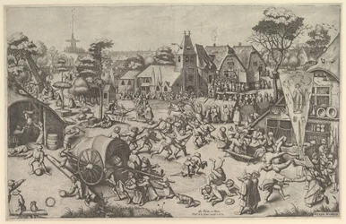 Kermis of Saint George, ca. 1569, trykt 1601.
