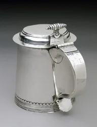 Tankard, ca. 1692-1734 (sølv)