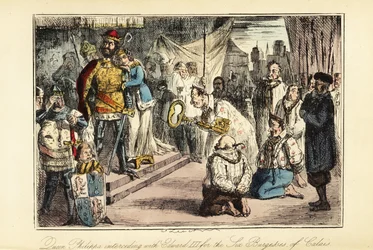 Kong Edward III av England etter beleiringen av Calais i 1347