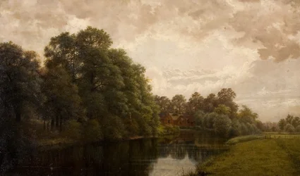 En fredelig Warwickshire-scene, 1883