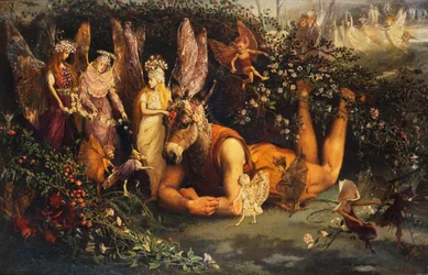 Titania og Bottom, fra En midtsommernattsdrøm