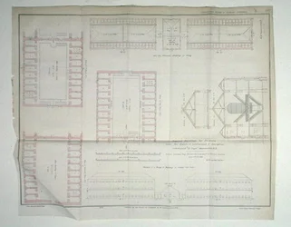 Foreslåtte bygninger for fanger under systemet for innesperring og disiplin underholdt av kaptein Maconochie, R.N.