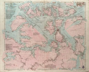 De arktiske kysten av Amerika fra Baffin Bay til Cape Bathurst, som viser kystene og elvene utforsket av offiserene fra de forskjellige britiske ekspedisjonene mellom 1818 og 1859