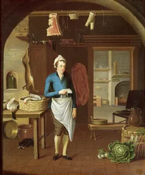 Kjøkkenscene, 1771